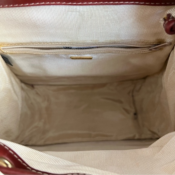 Vintage Bally Leather & canvas backpack - Picture 9 of 10